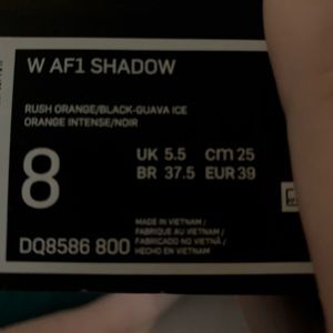 Women’s nike air force shadows